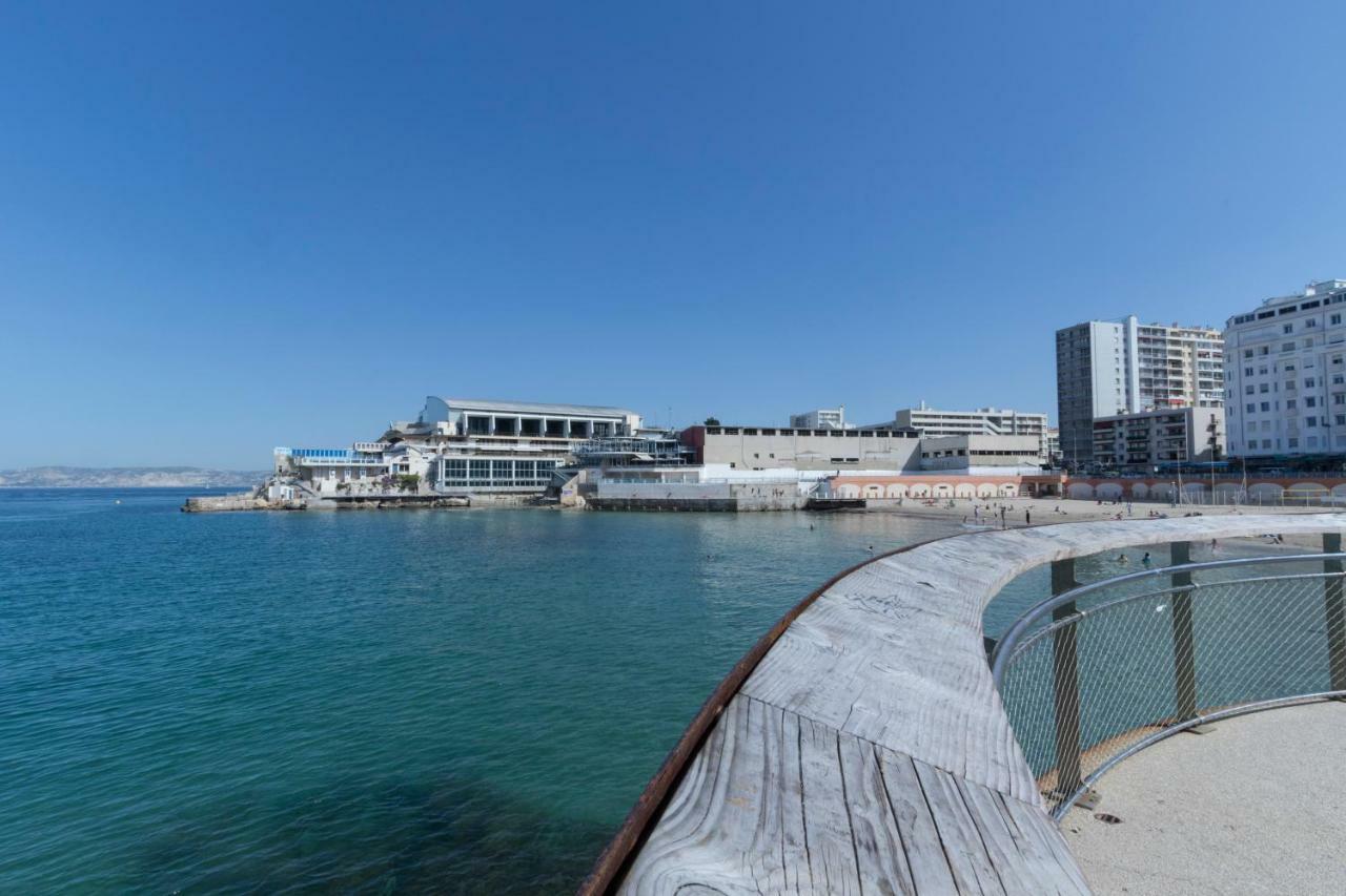 Stud Terras Ville Corniche 2 Pers Stat Gratuit Rue Modif Suivt Possib Et Accord Exclusif Marsilya Dış mekan fotoğraf