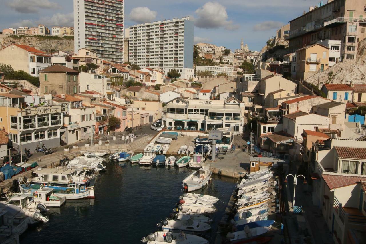 Stud Terras Ville Corniche 2 Pers Stat Gratuit Rue Modif Suivt Possib Et Accord Exclusif Marsilya Dış mekan fotoğraf