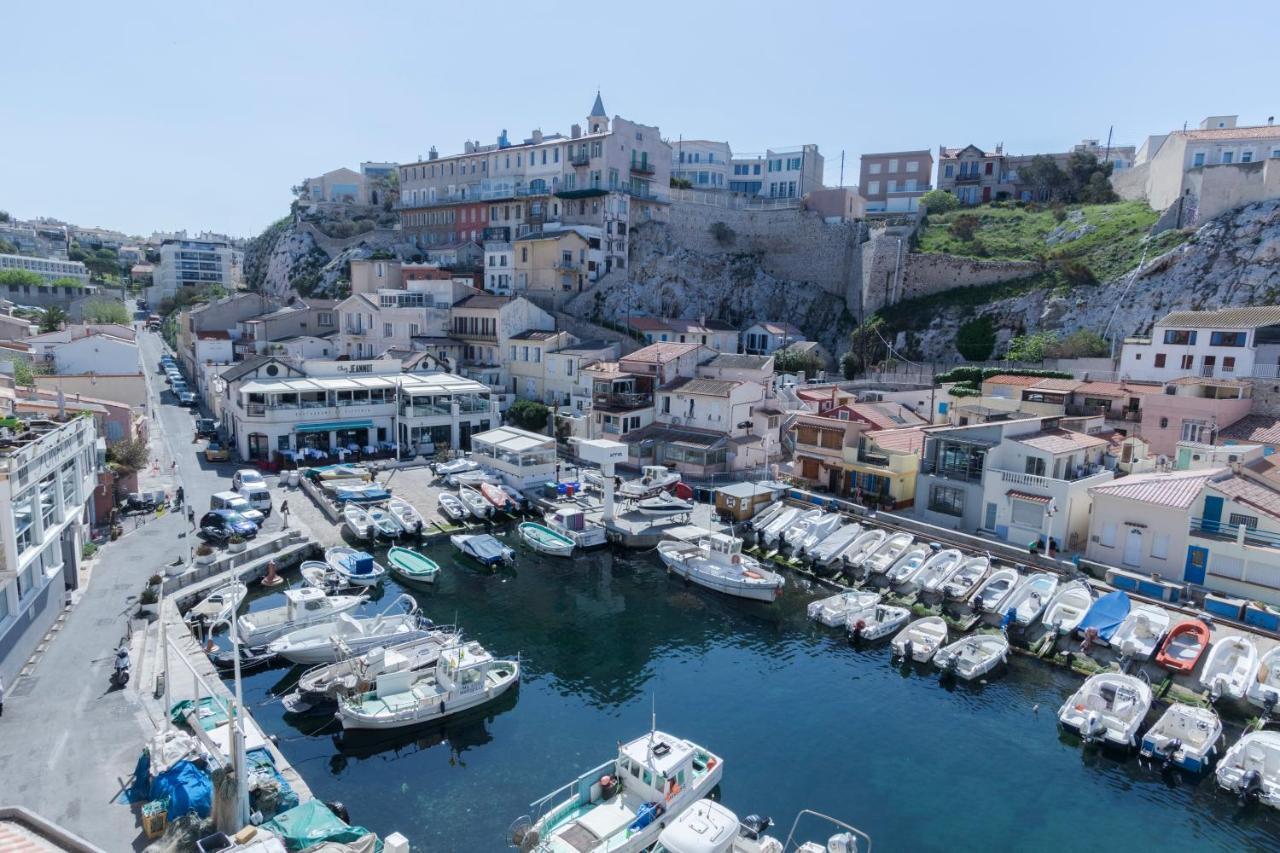 Stud Terras Ville Corniche 2 Pers Stat Gratuit Rue Modif Suivt Possib Et Accord Exclusif Marsilya Dış mekan fotoğraf